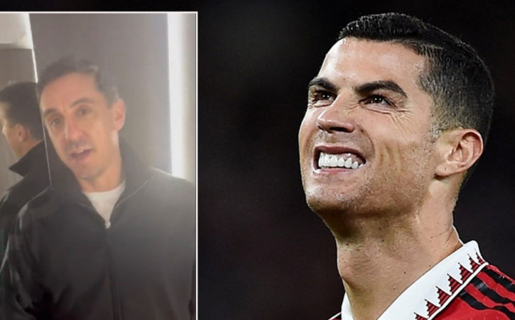 Không phải dạng vừa, Neville đáp trả Ronaldo sau khi bị ngó ngơ