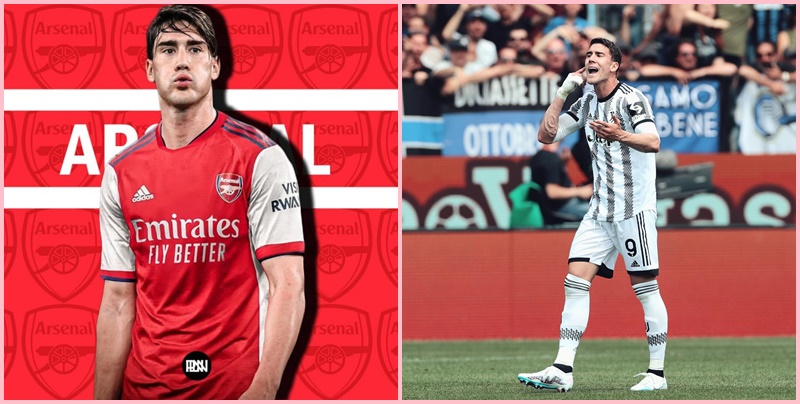 Vlahovic vẫn giữ liên hệ với Arsenal